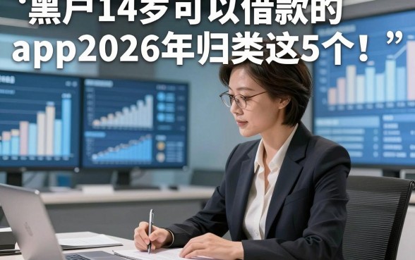 黑户14岁可以借款的app2026年归类​这5个！本篇为您精心列举！