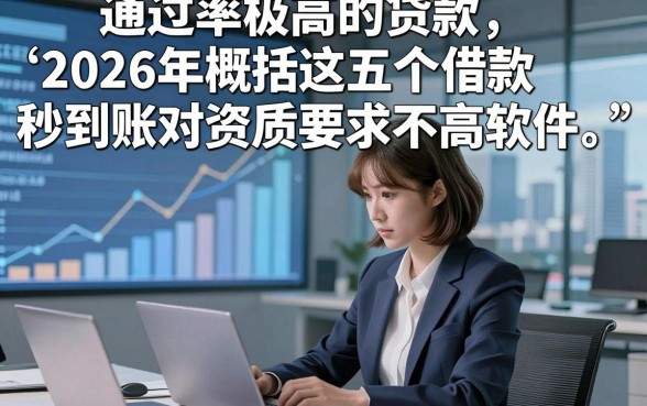 通过率极高的贷款，2026年概括这五个借款秒到账对资质要求不高软件