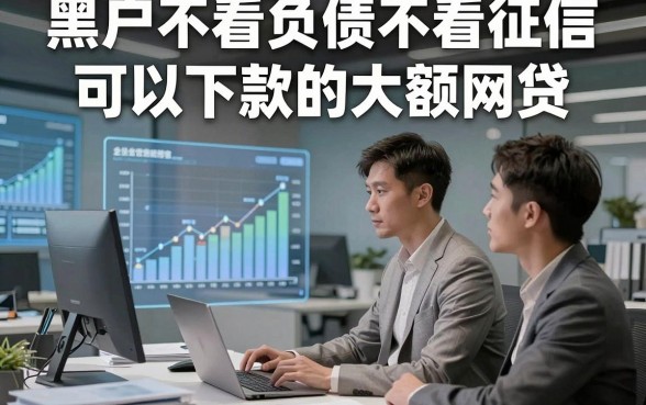 黑户不看负债不看征信可以下款的大额网贷，本文为您精心汇总这5个黑户贷款app！