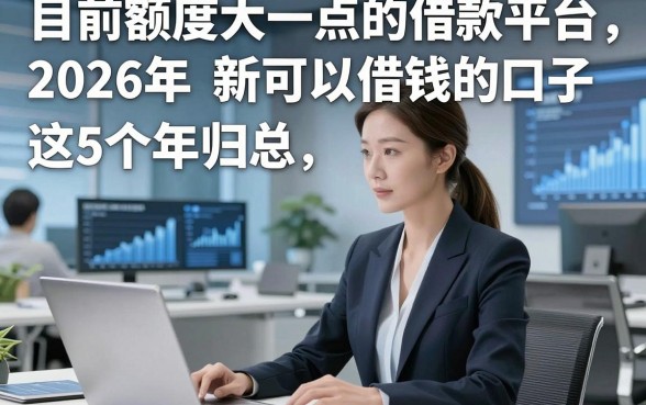 目前额度大一点的借款平台，2026年归总​这5个最新可以借钱的口子