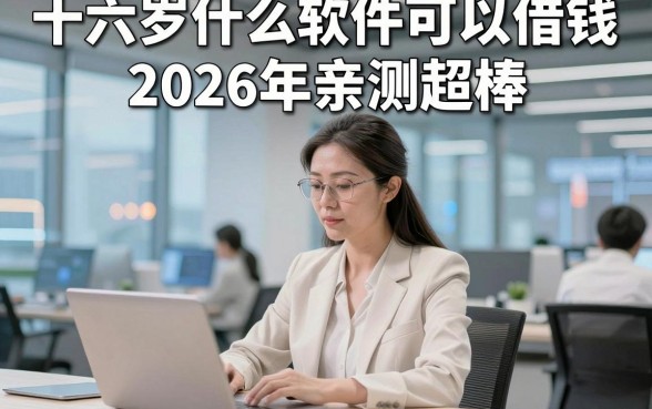 十六岁什么软件可以借钱2026年亲测超棒，这五个十六岁无视查款的平台体验极佳