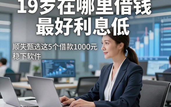 19岁在哪里借钱最好利息低，顺便甄选这5个借款1000元稳下软件