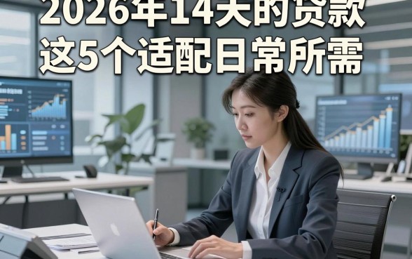 2026年14天的贷款这5个适配日常所需，本文为您精心探讨！