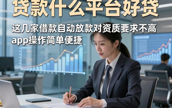 贷款什么平台好贷，这几家借款自动放款对资质要求不高app操作简单便捷