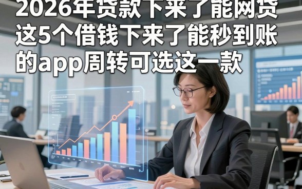 2026年贷款下来了能网贷，这5个借钱下来了能秒到账的app周转可选这一款