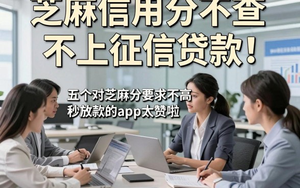 芝麻信用分不查不上征信贷款！同时分享这五个借款对芝麻分要求不高秒放款的app太赞啦