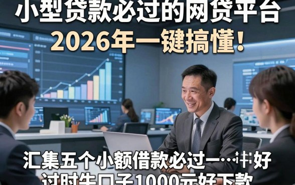 小型贷款必过的网贷平台2026年一键搞懂！汇集五个小额借款必过口子1000元好下款