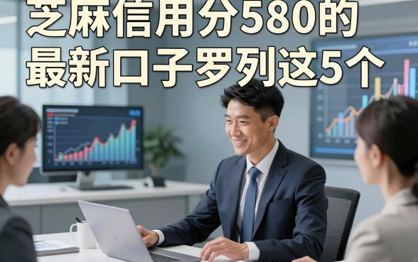 芝麻信用分580的最新口子罗列这5个，本篇为您详细深究！