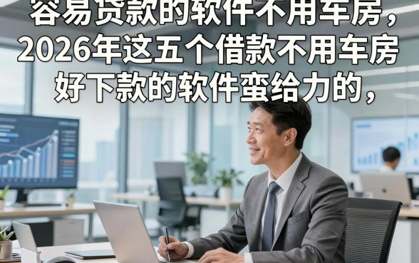 容易贷款的软件不用车房，2026年这五个借款不用车房好下款的软件蛮给力的