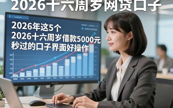2026十六周岁网贷口子，2026年这5个2026十六周岁借款5000元秒过的口子界面好操作