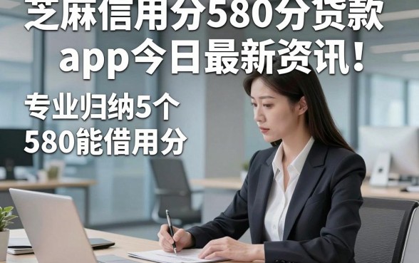 芝麻信用分580分贷款app今日最新资讯！专业归纳5个芝麻信用分580能借钱对平台