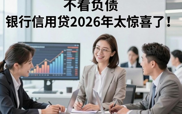 不看负债 银行信用贷2026年太惊喜了！网罗五个对负债要求不高的借钱必下软件