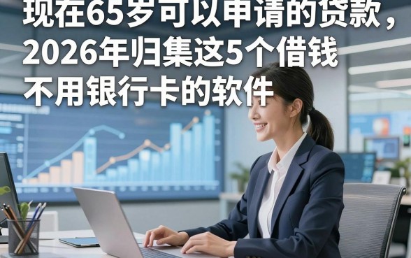 现在65岁可以申请的贷款，2026年归集这5个借钱不用银行卡的软件
