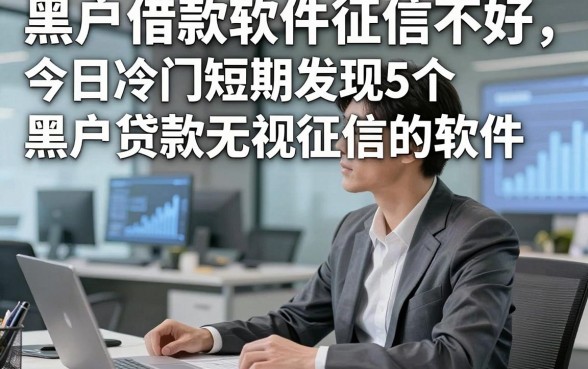 黑户借款软件征信不好，今日冷门短期发现5个黑户贷款无视征信的软件