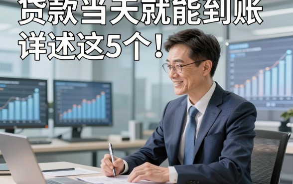 贷款当天就能到账详述这5个！本文为您深入阐述！