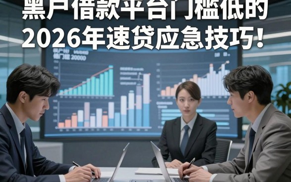 黑户借款平台门槛低的2026年速贷应急技巧！展示​五个黑户贷款口子低门槛20000稳下款