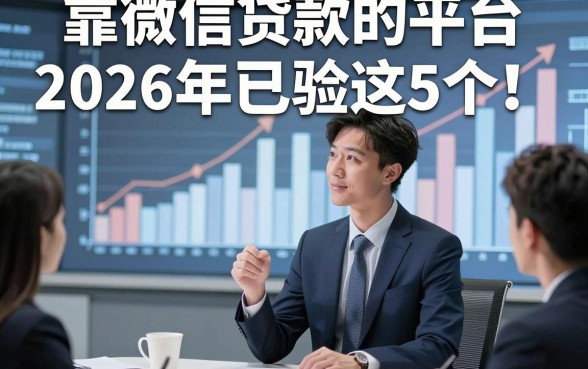 靠微信贷款的平台2026年已验这5个！且看今日专业讲解！