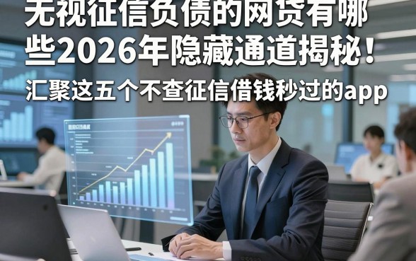 无视征信负债的网贷有哪些2026年隐藏通道揭秘！汇聚这五个不查征信借钱秒过的app
