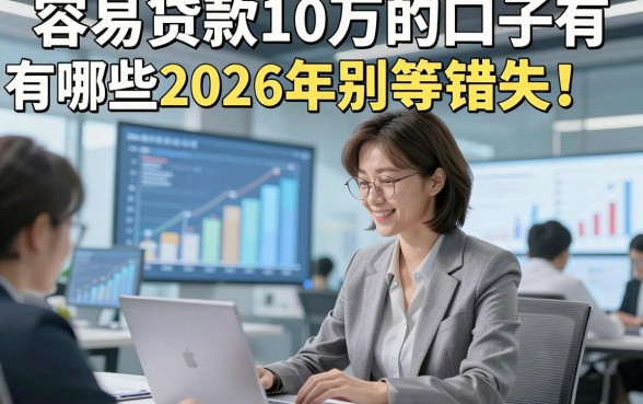 容易贷款10万的口子有哪些2026年别等错失！顺道介绍这5个借款10万的秒下款的口子