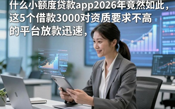 什么小额度贷款app2026年竟然如此，这5个借款3000对资质要求不高的平台放款迅速