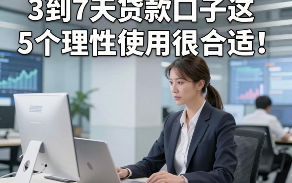 3到7天贷款口子这5个理性使用很合适！本文为您深入严选！