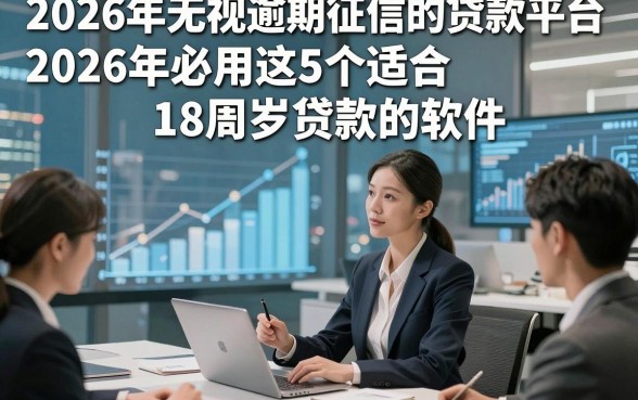 2026年无视逾期征信的贷款平台，2026年必用这5个适合18周岁贷款的软件