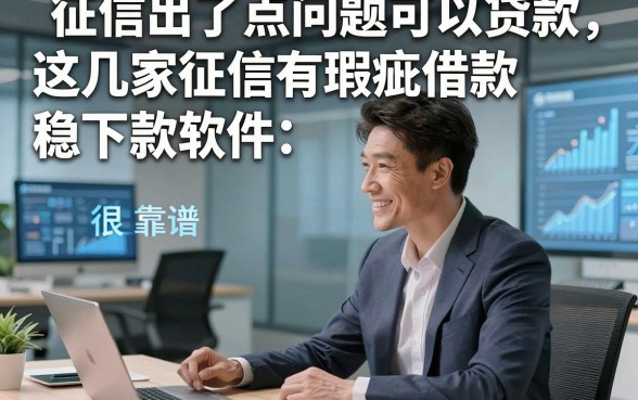 征信出了点问题可以贷款，这几家征信有瑕疵借款稳下款软件很是靠谱