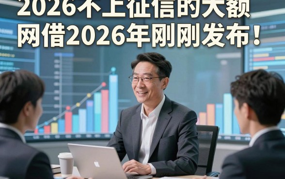 2026不上征信的大额网借2026年刚刚发布！同时展示5个无视征信的大额借款口子2000必下
