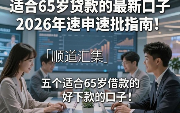 适合65岁贷款的最新口子2026年速申速批指南！顺道汇集五个适合65岁借款的好下款的口子