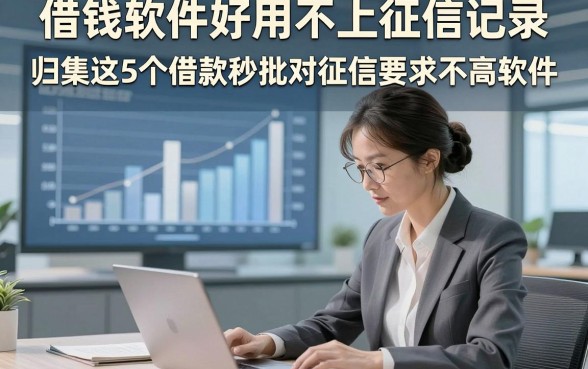 借钱软件好用不上征信记录，归集这5个借款秒批对征信要求不高软件