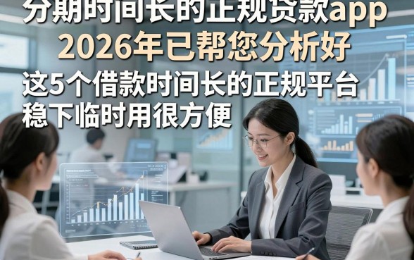 分期时间长的正规贷款app2026年已帮您分析好，这5个借款时间长的正规平台稳下临时用很方便