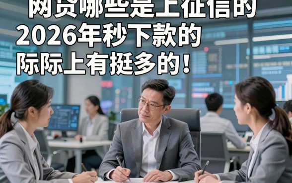 网贷哪些是上征信的2026年秒下款的实际上有挺多的！，本文精心公开这五个黑户借钱软件！