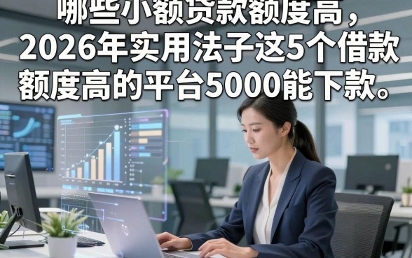 哪些小额贷款额度高，2026年实用法子这5个借款额度高的平台5000能下款