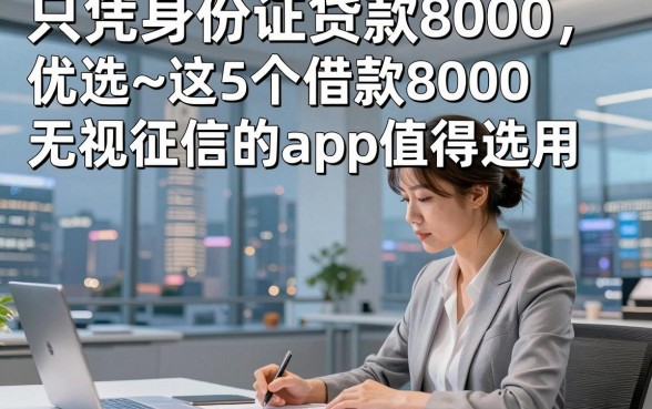 只凭身份证贷款8000，优选​这5个借款8000无视征信的app值得选用