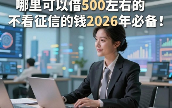 哪里可以借500左右的不看征信的钱2026年必备​这五个！本文为您隆重公开！