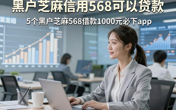 黑户芝麻信用568可以贷款，顺道介绍5个黑户芝麻568借款1000元必下app