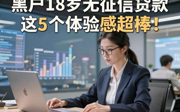 黑户18岁无征信贷款这5个体验感超棒，本篇为您细致阐述！