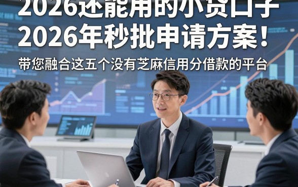 2026还能用的小贷口子2026年秒批申请方案！带您融合这五个没有芝麻信用分借款的平台