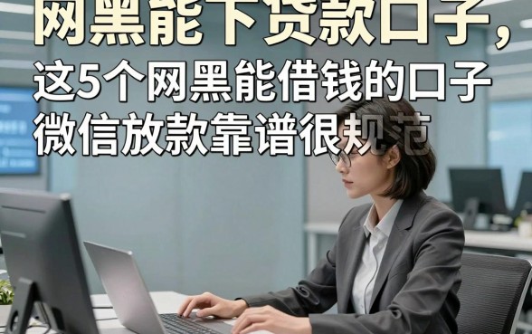网黑能下贷款口子，这5个网黑能借钱的口子微信放款靠谱很规范