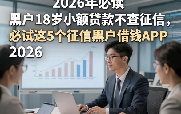2026年必读黑户18岁小额贷款不查征信,必试这5个征信黑户借钱APP2026