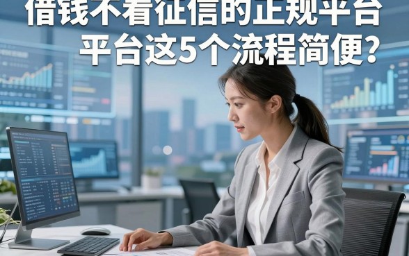 借钱不看征信的正规平台这5个流程简便，本文为您精心评析！