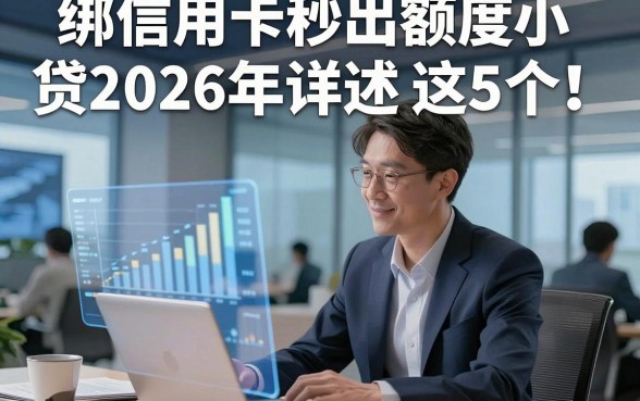 绑信用卡秒出额度小贷2026年详述​这5个！本文为您详细揭秘！