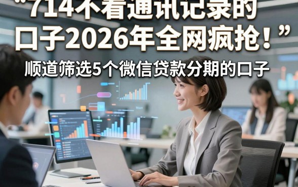 714不看通讯记录的口子2026年全网疯抢！顺道筛选5个微信贷款分期的口子