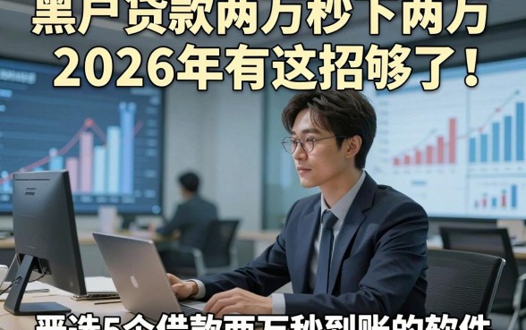 黑户贷款两万秒下两万2026年有这招够了！顺便严选5个借款两万秒到账的软件