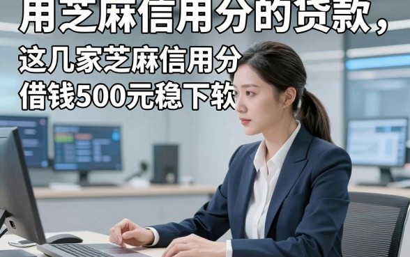 用芝麻信用分的贷款，今日解说这几家芝麻信用分借钱500元稳下软件