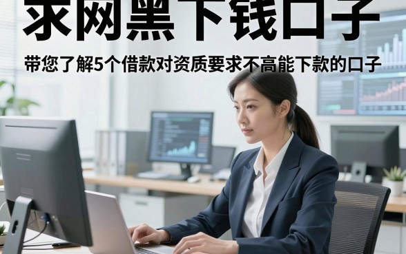 求网黑白下钱口子，带您了解5个借款对资质要求不高能下款的口子