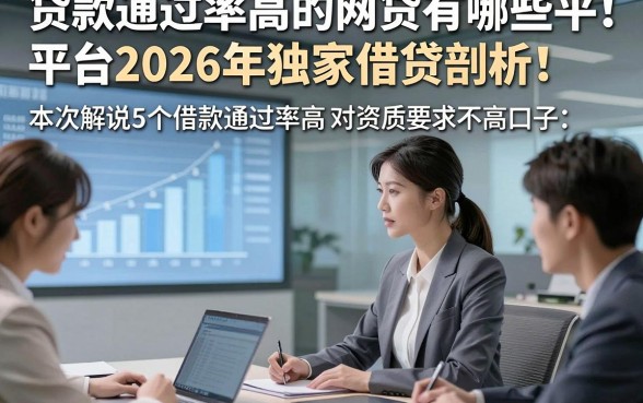 贷款通过率高的网贷有哪些平台2026年独家借贷剖析！本次解说5个借款通过率高对资质要求不高口子