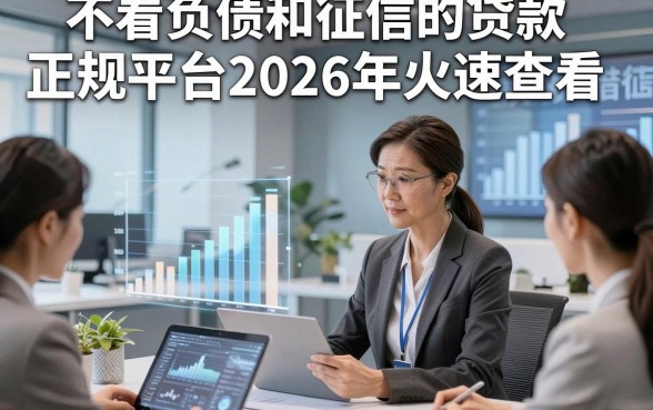 不看负债和征信的贷款正规平台2026年火速查看，这5个无视征信借款秒下软件诚心推荐