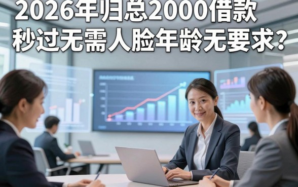 2026年归总2000借款秒过无需人脸年龄无要求，这五个贷款秒下款对年龄要求不高app值得优先看