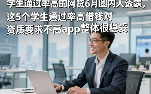 学生通过率高的网贷6月圈内人透露，这5个学生通过率高借钱对资质要求不高app整体很稳妥